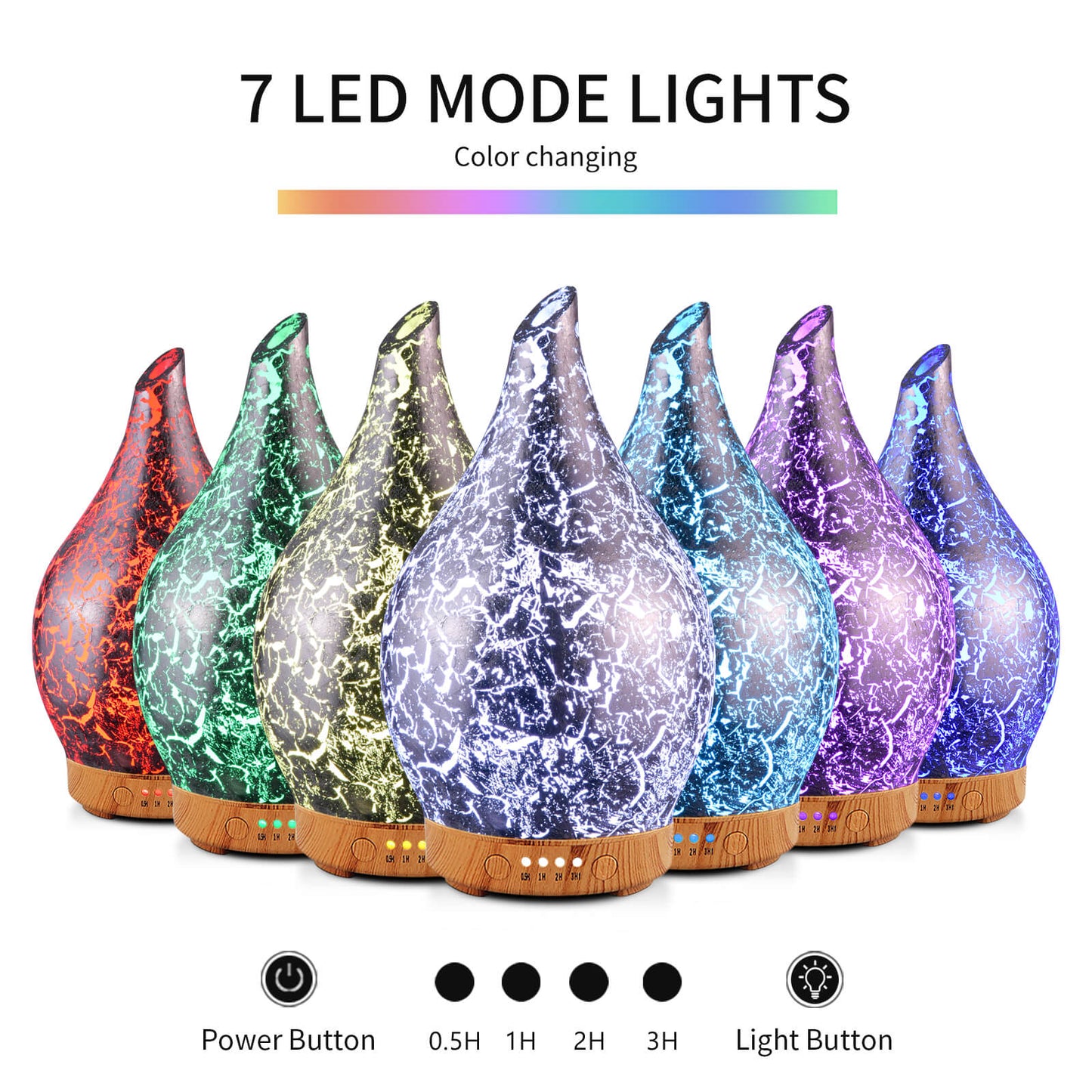 Essential Oil Diffuser Aromatherapy Diffusers for Therapeutic Oils - Ultrasonic Vase Cover & Special Silver,Cool Mist,Air Humidifier for Home, Office, Spa,Gym