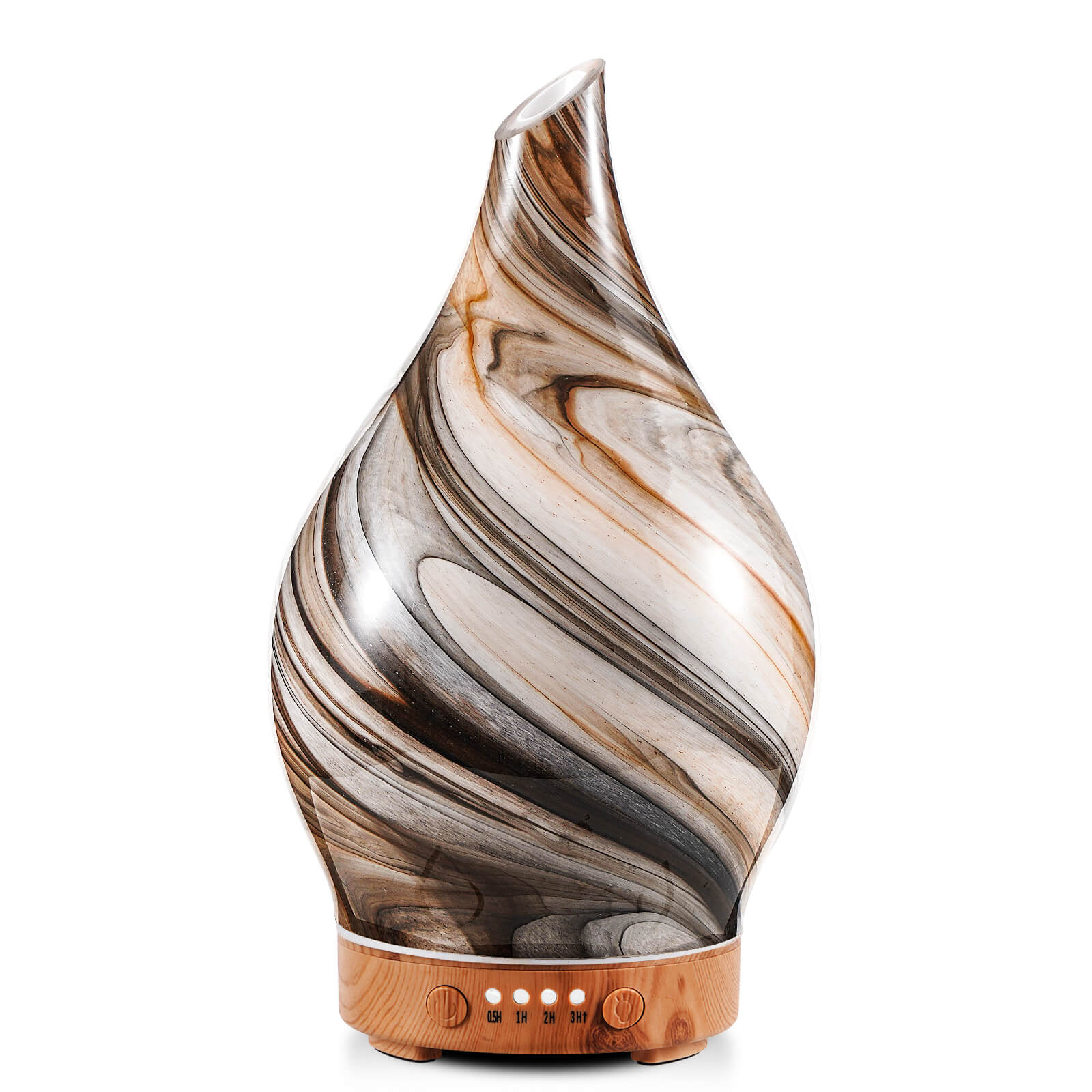 Porseme 100ml Glass Essential Oil Diffuser Aromatherapy Ultrasonic Coo
