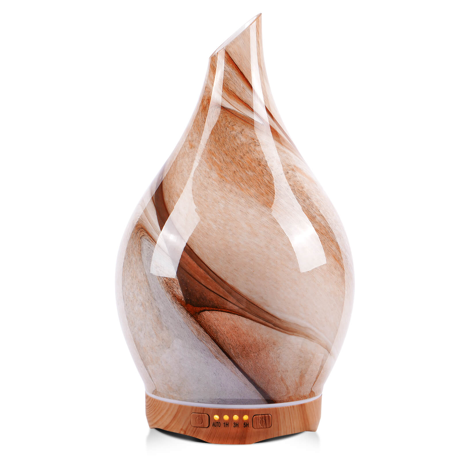 Porseme 280ml Essential Oil Diffuser Glass Color Changing Aroma Air Di