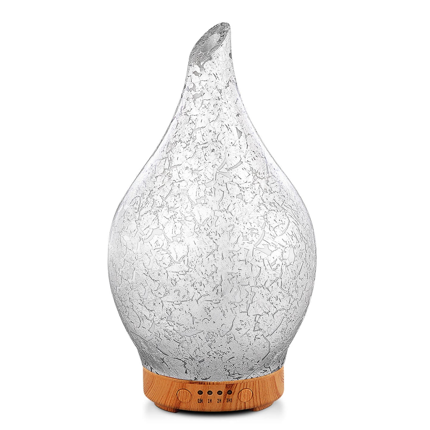 Essential Oil Diffuser Aromatherapy Diffusers for Therapeutic Oils - Ultrasonic Vase Cover & Special Silver,Cool Mist,Air Humidifier for Home, Office, Spa,Gym