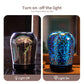 Porseme Essential Oil Diffuser, Aromatherapy Ultrasonic Cool Mist Humidifier, 3D Effect Glass, Auto Shut-Off, Timer Setting,100ml Aroma Decoration for Home, Office, Gym, Spa, Premium Gift