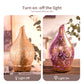 Essential Oil Diffuser Aromatherapy Diffusers for Therapeutic Oils - Ultrasonic Vase Cover & Elegant Gold Color- Air Humidifier for Sleep,Work,Study,Read,Yoga,Spa