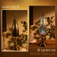 Porseme Table Lamp Decorative Turkish Arabian Desk Lamp with Handmade 3D Effect Glass and Bronze Base for Bedroom, Bedside, Living Room, Office