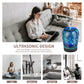Porseme Essential Oil Diffuser, Aromatherapy Ultrasonic Cool Mist Humidifier, 3D Effect Glass, Auto Shut-Off, Timer Setting,100ml Aroma Decoration for Home, Office, Gym, Spa, Premium Gift